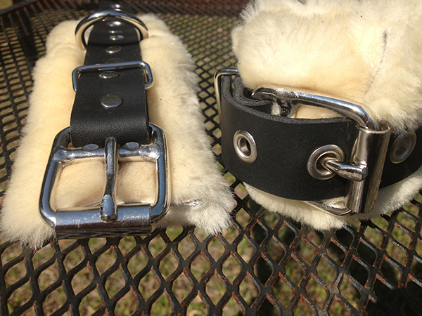 fur lined cuffs